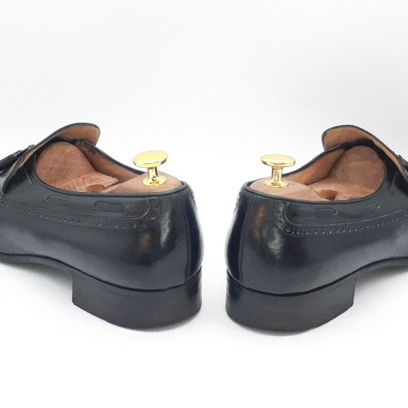 SALVATORE FERRAGAMO Black Tassel Loafer Mens US 11 - Picture 6 of 10